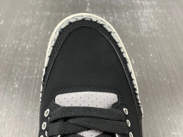 Bmlin Off Jordan Air 3 Noir CK9246-001 WMNS 0718
